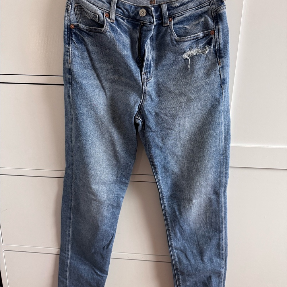 American Eagle Outfitters Stretch Mom Jeans Womens size S long